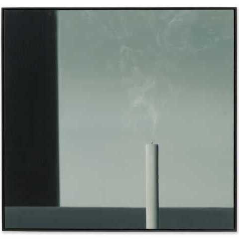 Gavin Turk (b. 1967) Eine Kerze, 2022 Oil on canvas 85 x 90 cm; (33 1/2 x 35 3/8 in.)