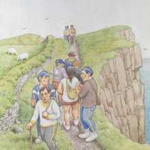 Norman Neasom 1915-2010 RWS RBSA The Pembroke Coast Walk - St David's Head'